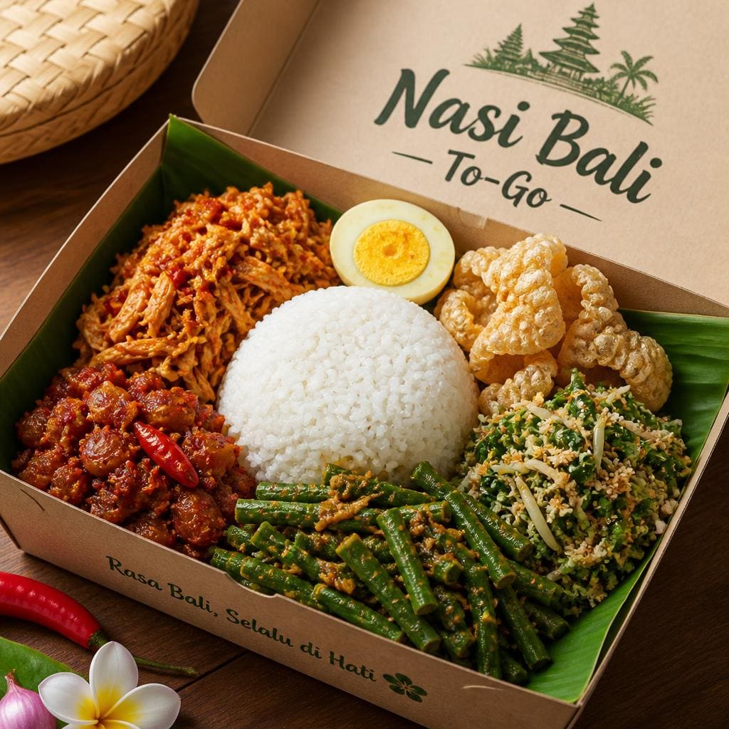 Nasi Bali To-Go dari Sate Khas Senayan